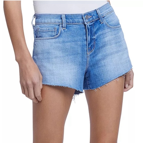 L'Agence Audrey Cutoff Denim Shorts in Daytona, Size 32 New w/Tag - Picture 7 of 7